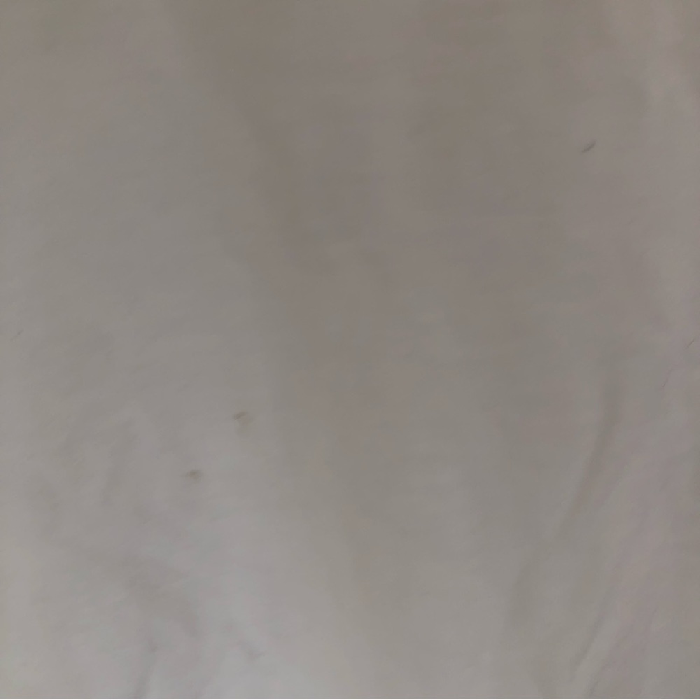 Basic Plain White cropped long sleeve Mockneck tee - Picture 2 of 4